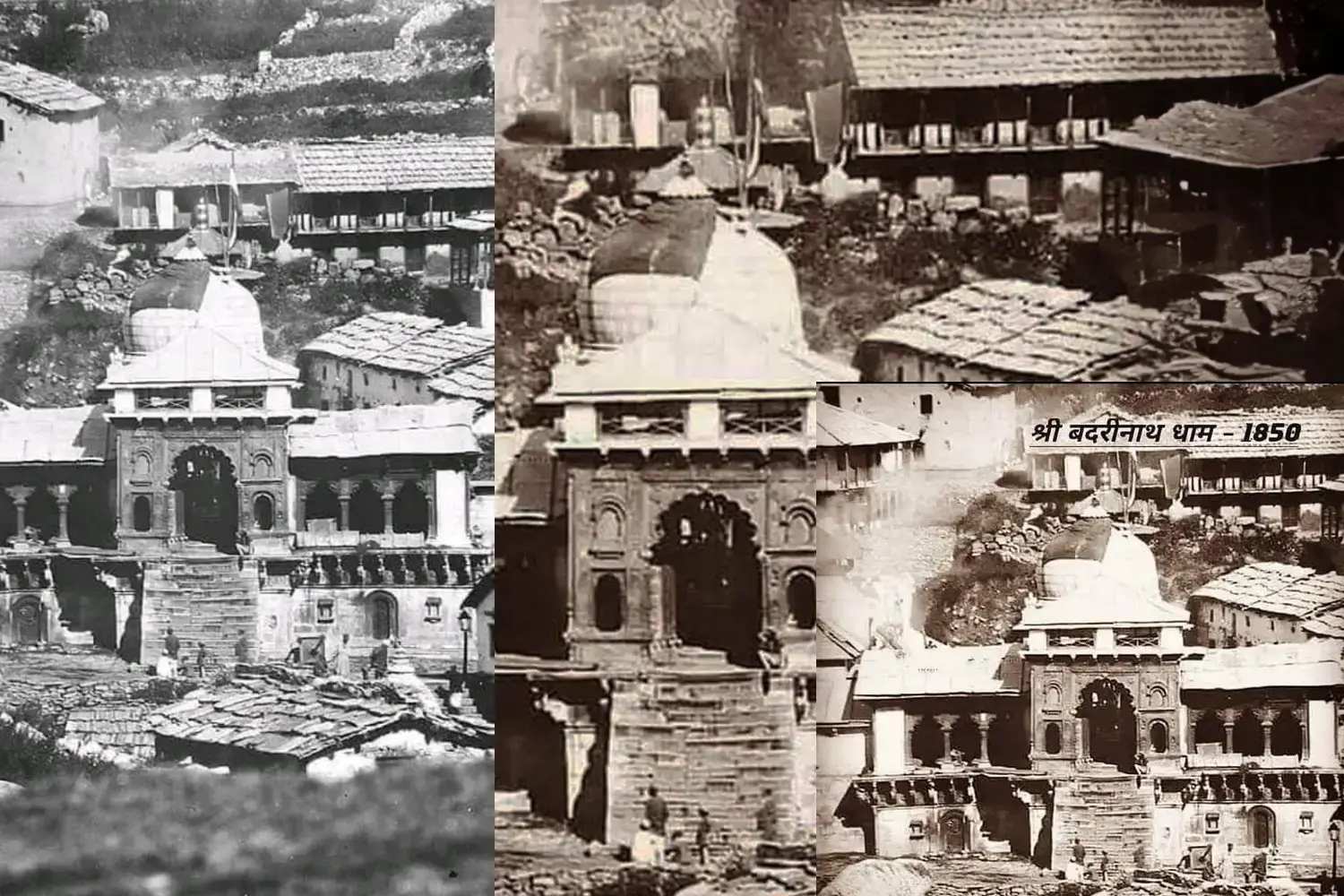 Badrinath Temple Old Image